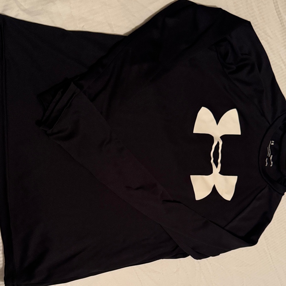 Under Armour Black Shirt with White Logo